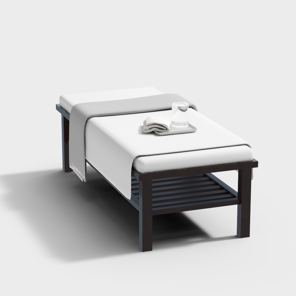 Giường phòng vật lý trị liệu trong bảo tàng y học Trung Quốc