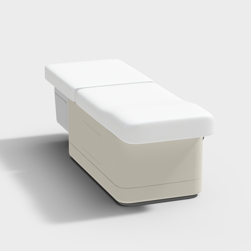 Clinic bed in physiotherapy room of Chinese medicine museum