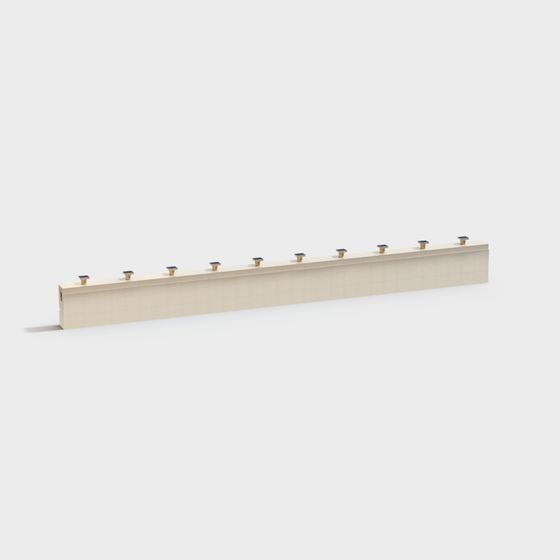 Linear Shelf 3D model – Unique Low-Poly Design