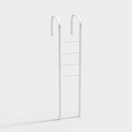 Stylish Low-Poly Pool Ladder 3D model