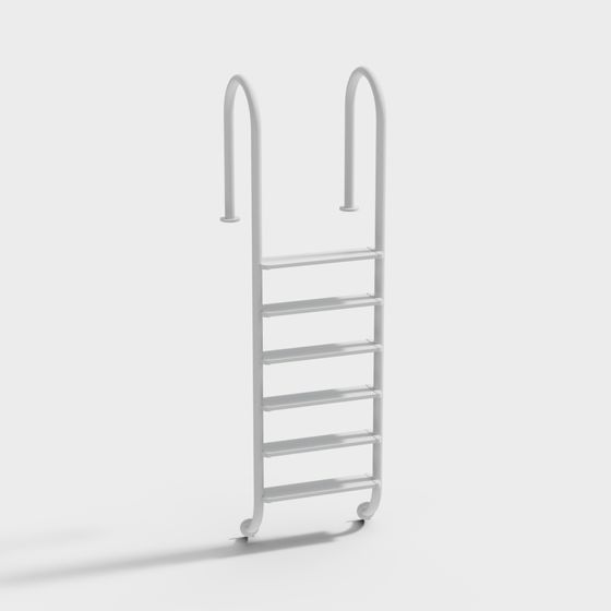 Modern Minimalist Swimming Pool Ladder 3D model
