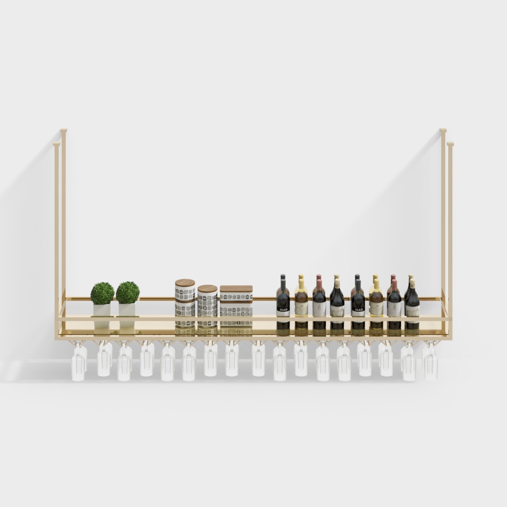 メタルワイングラスホルダー