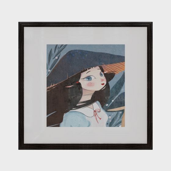 Mysterious Forest Girl 3D model