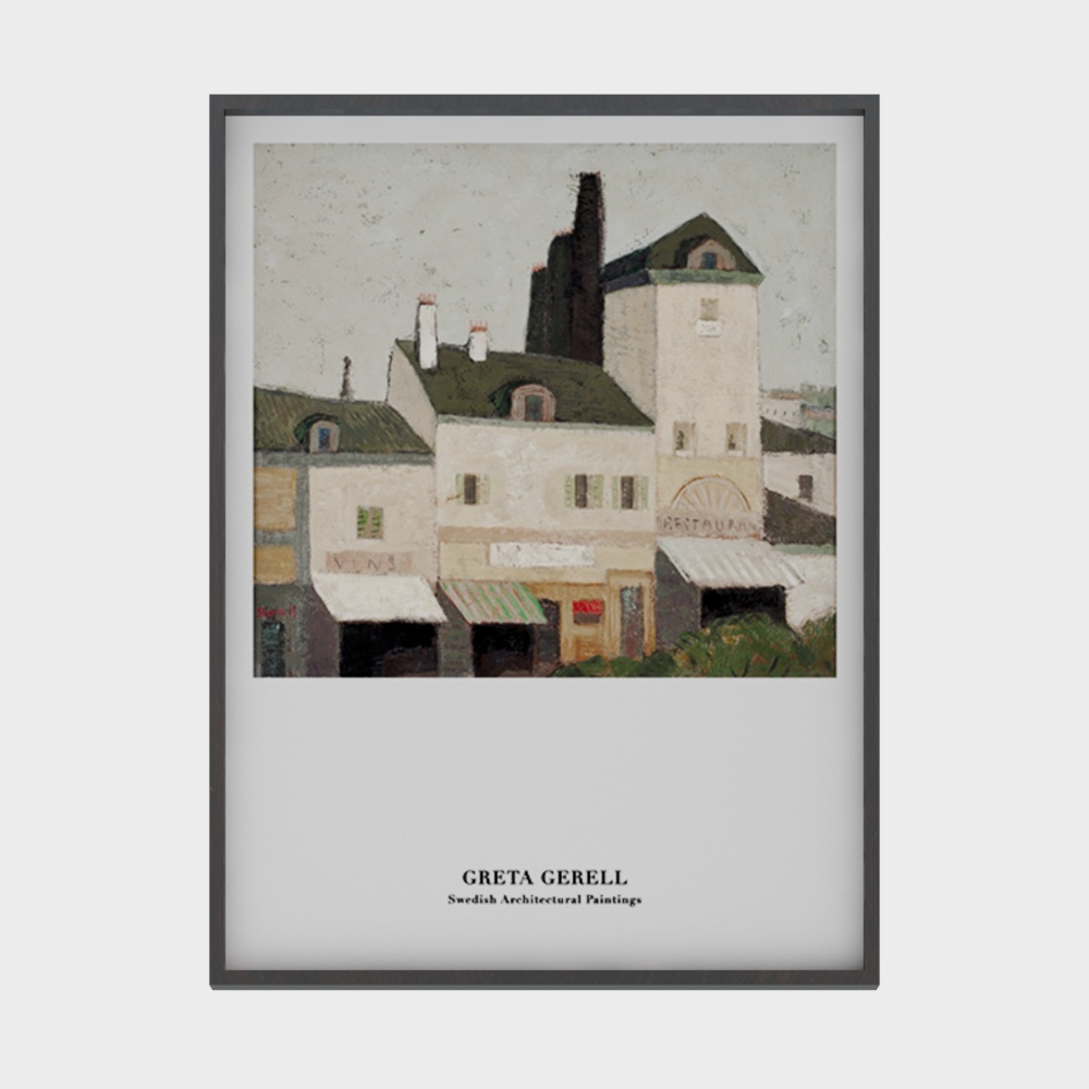Swedish Architectural Painting 3D Model