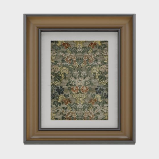 Vintage Tapestry Frame 3D model