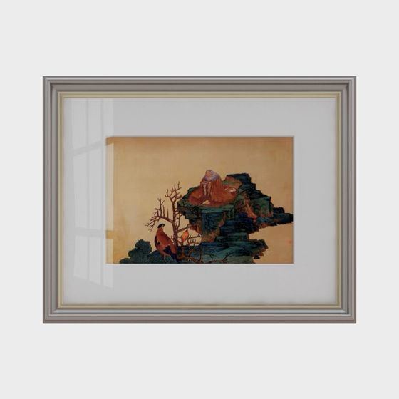 Südostasiatische Dekorationsmalereien