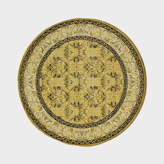 Elegant Vintage Carpet 3D model for Designers
