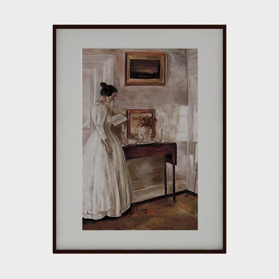 Elegant Study Room 3D model for Creative Spaces