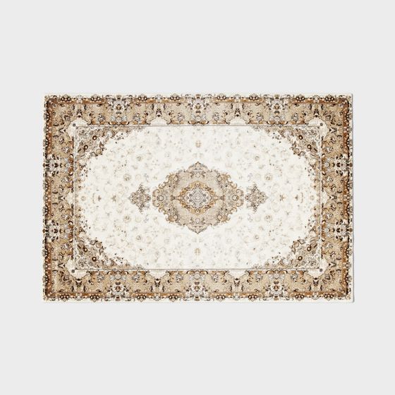 Elegant Oriental-Inspired Carpet 3D model