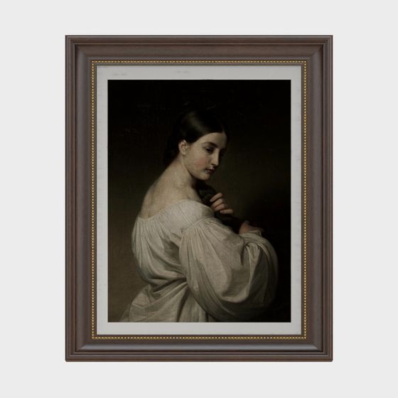 Thoughtful Maiden 3D model - Classic Art Fusion