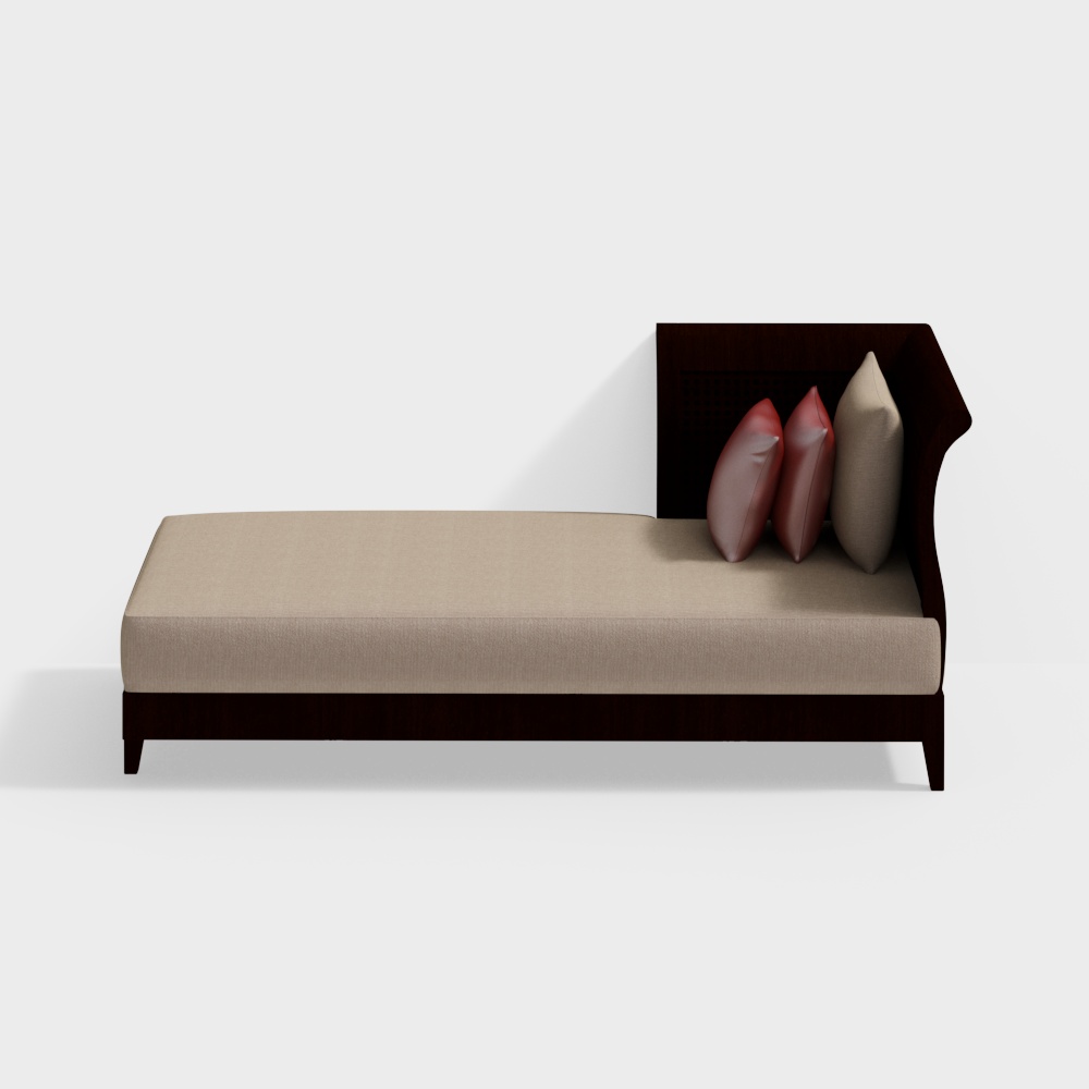 Canapé de concubine impériale d'Asie du Sud-Est