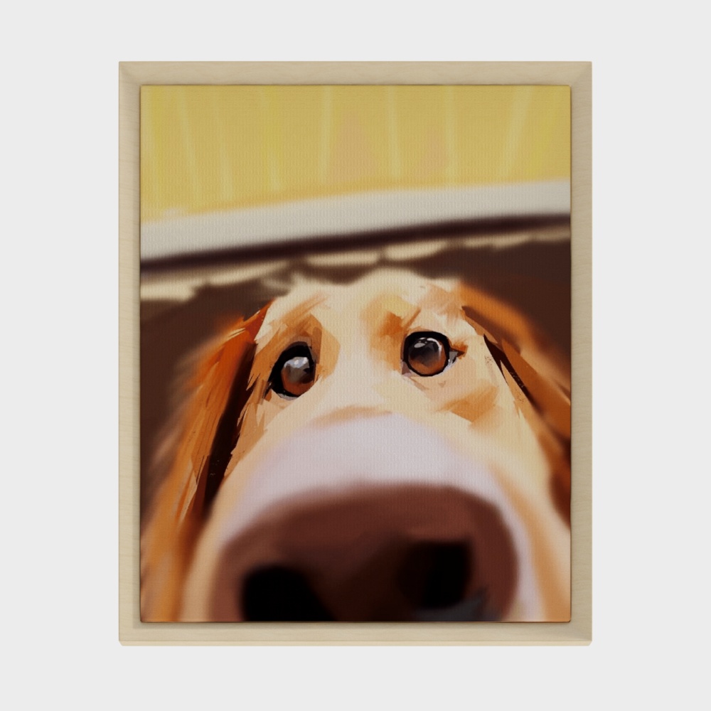 宠物店狗狗表情卡通插画