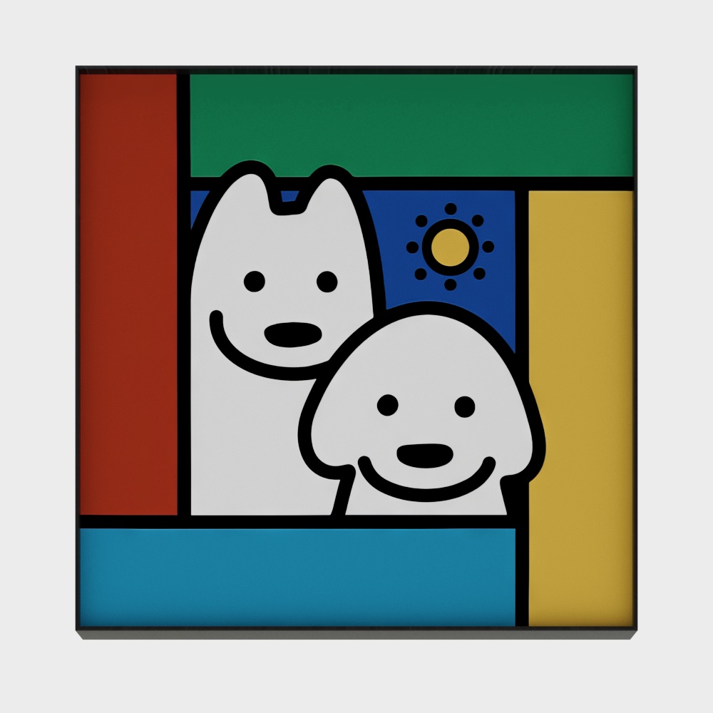 可爱宠物装饰画