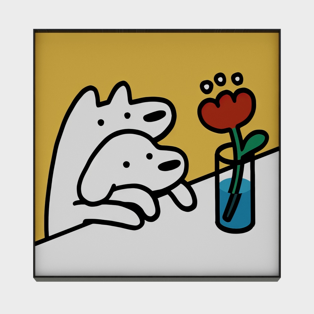 可爱宠物装饰画