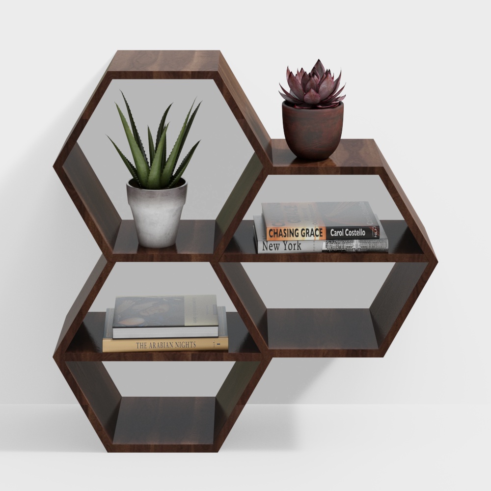 Southeast Asian wall shelves