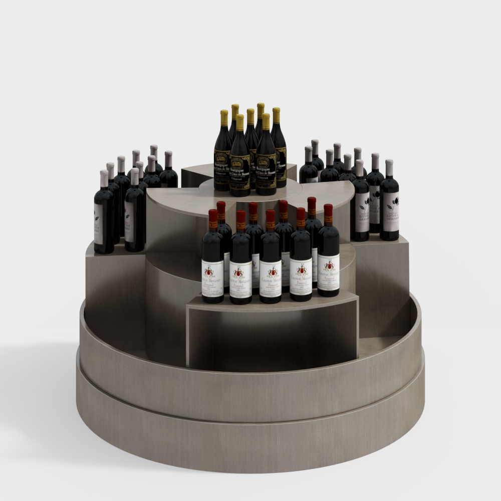 Winery wine exhibition stand