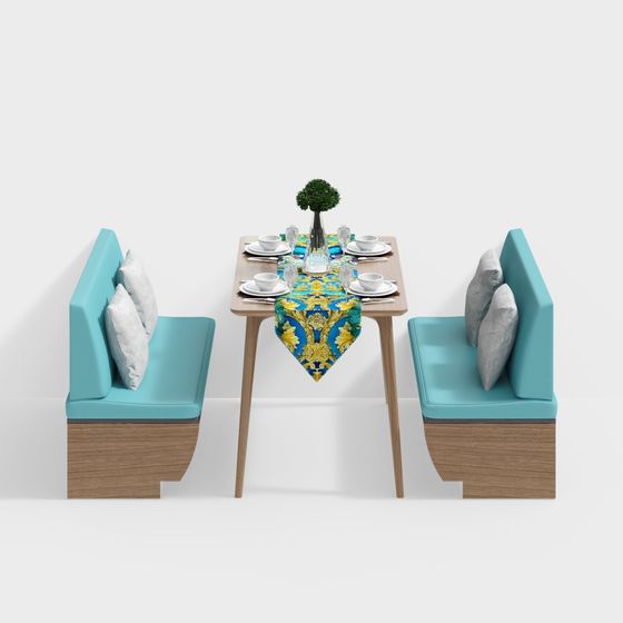 Cozy Dining Nook 3D model