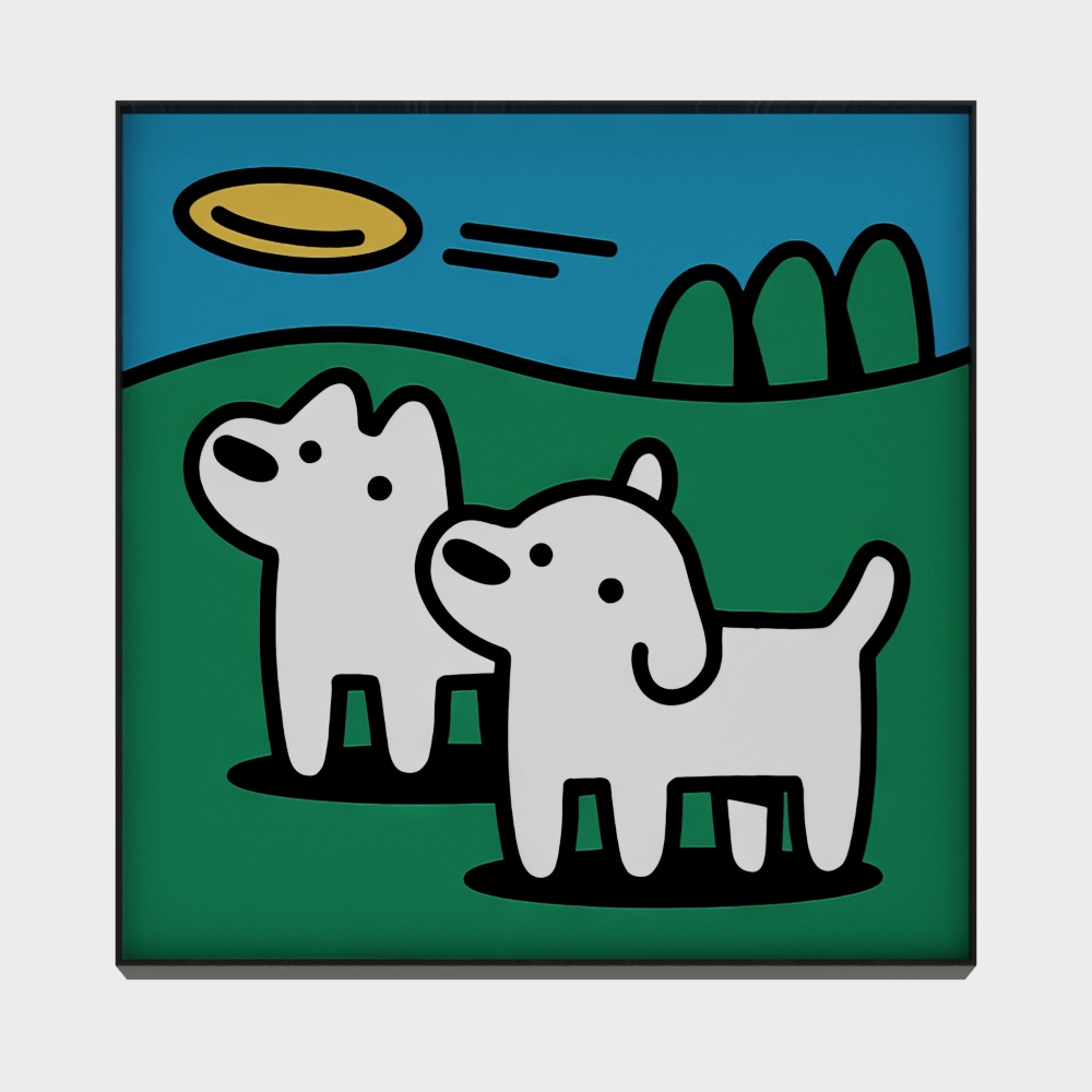 趣味宠物装饰画