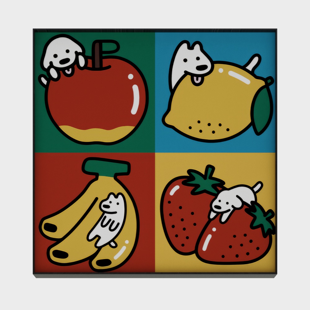 趣味宠物装饰画