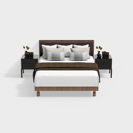 Urban Bedroom Suite 3D model