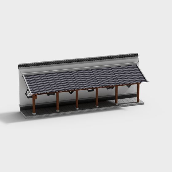 Elegant Pavilion 3D model for Design Projects