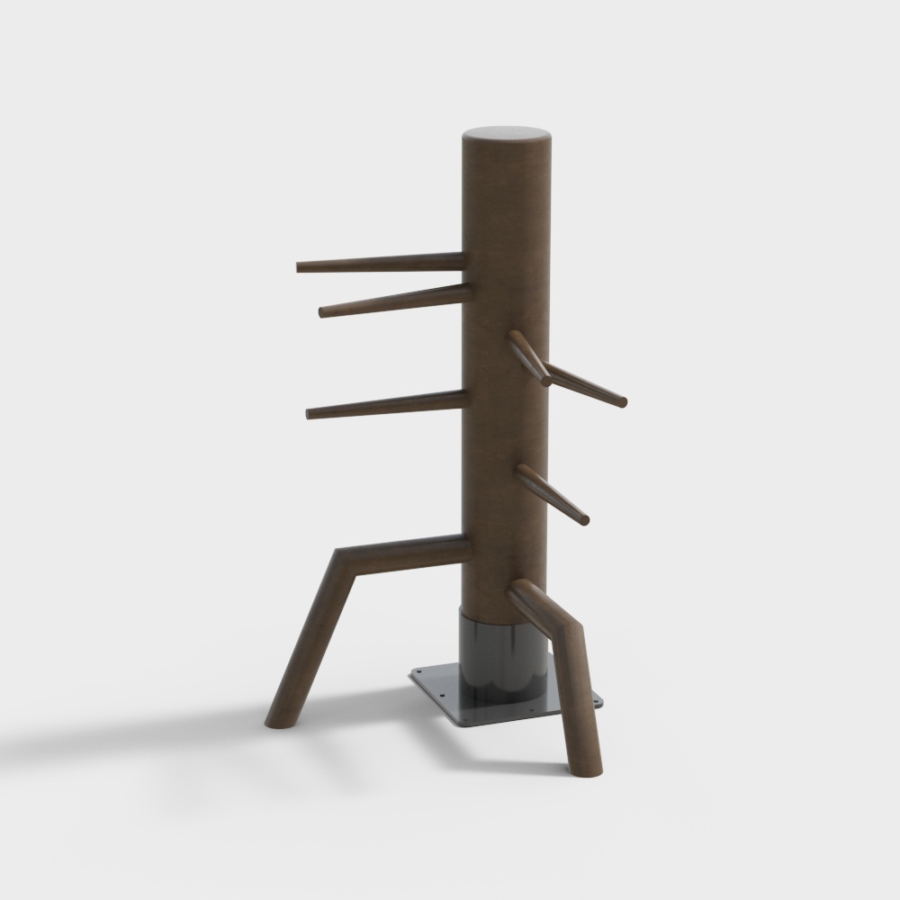 Catharsis room wooden mannequin