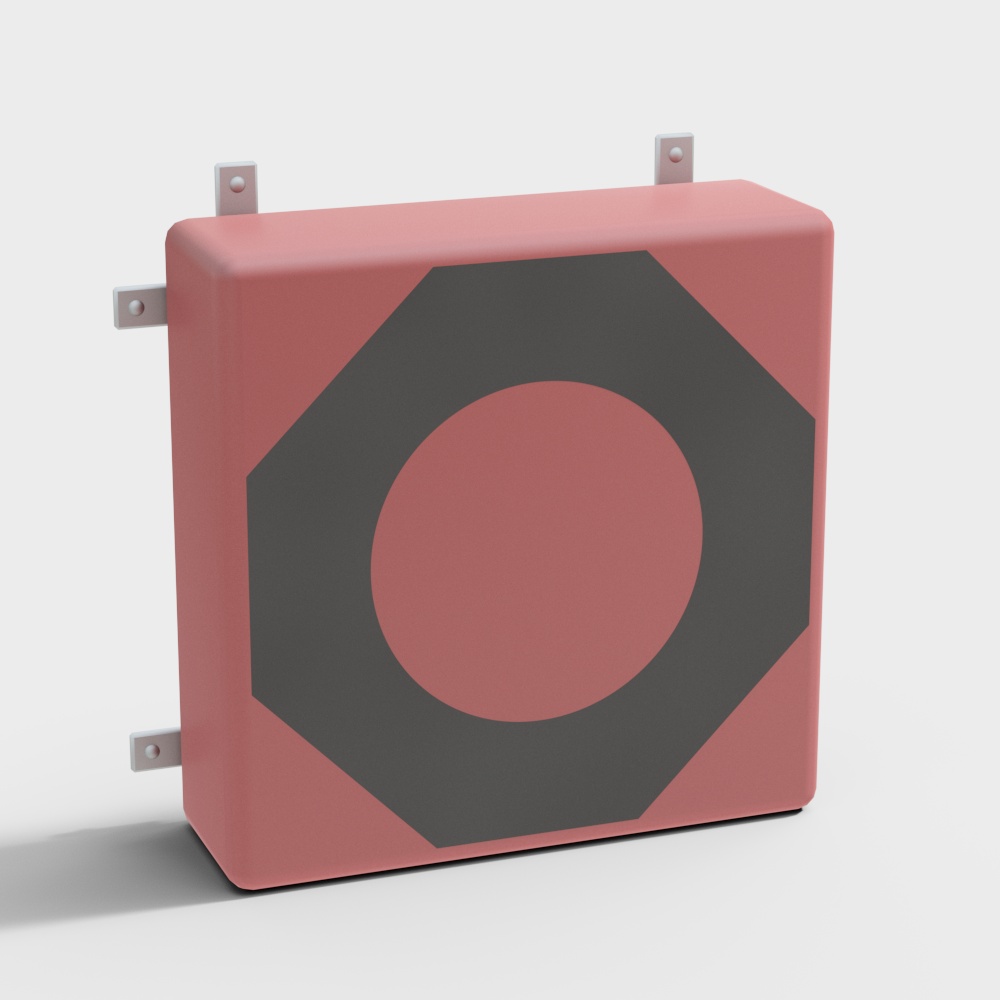 Industrial Style Decorative Panel 3D model