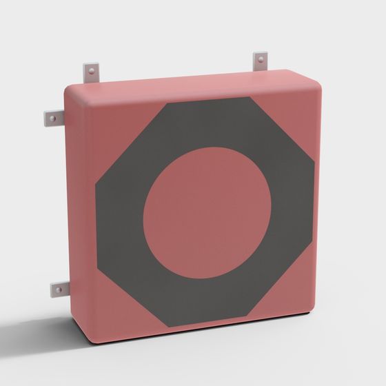 Industrial Style Decorative Panel 3D model