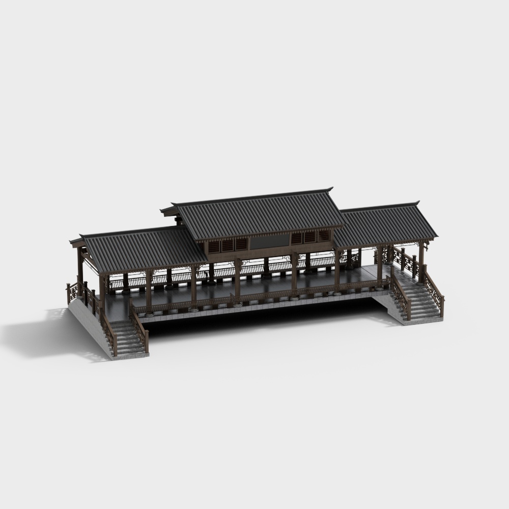 Traditional Chinese Architecture 3D model