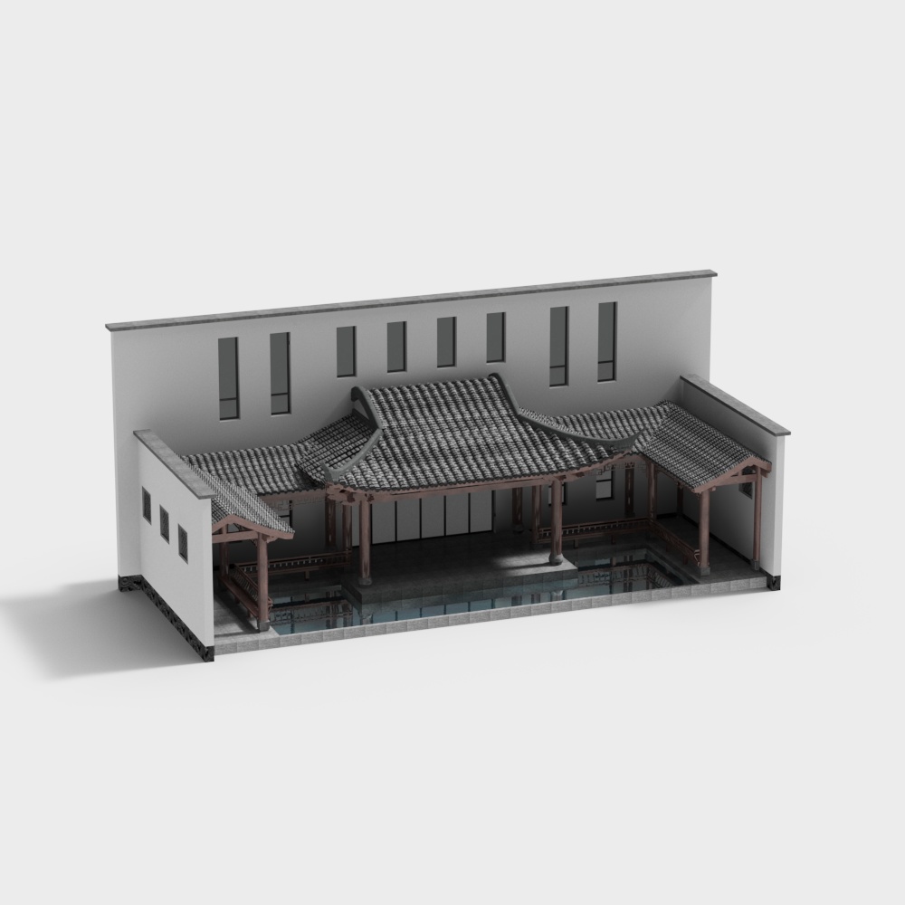 Elegant Eastern-Style 3D Model for Modern Design