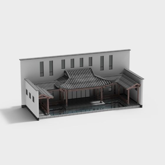 Elegant Eastern-Style 3D Model for Modern Design