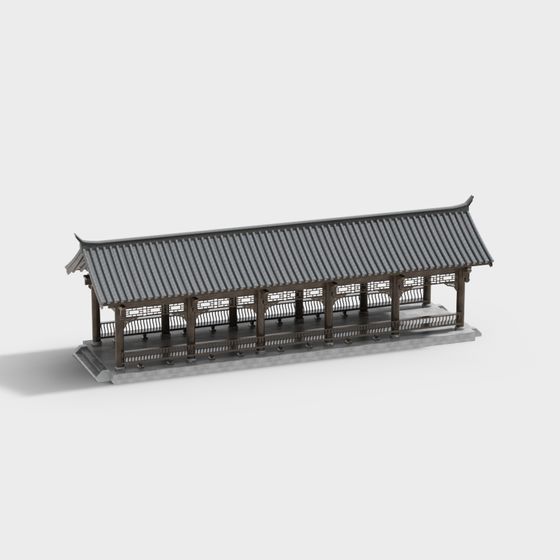Traditional Pavilion 3D model