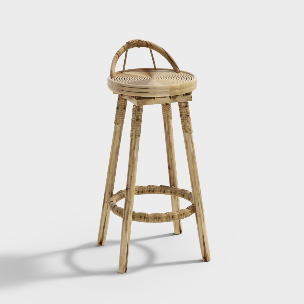 Ghế quầy bar tre Đông Nam Á