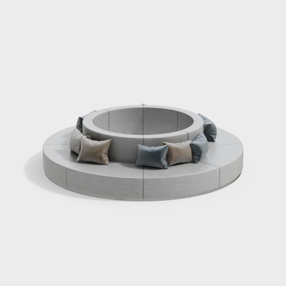 동남아시아 특별한 모양의 다인용 소파