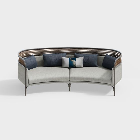 Curve Comfort Sofa 3D model