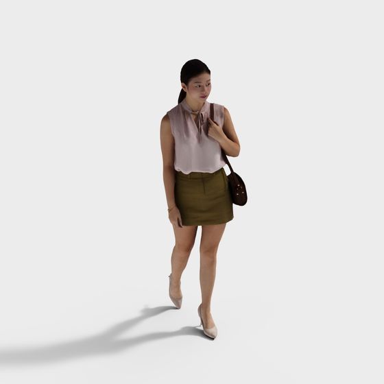 Urban Stroll 3D model