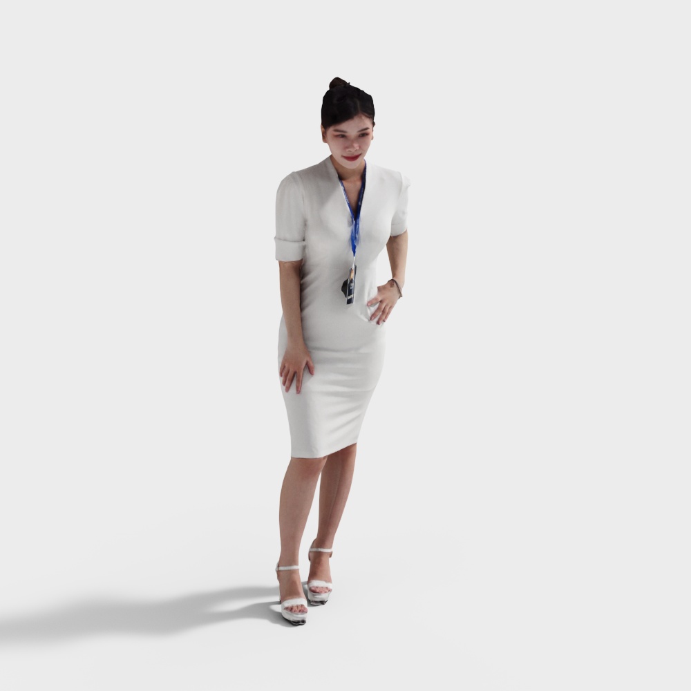 Urban Lady 3D model for Modern Design