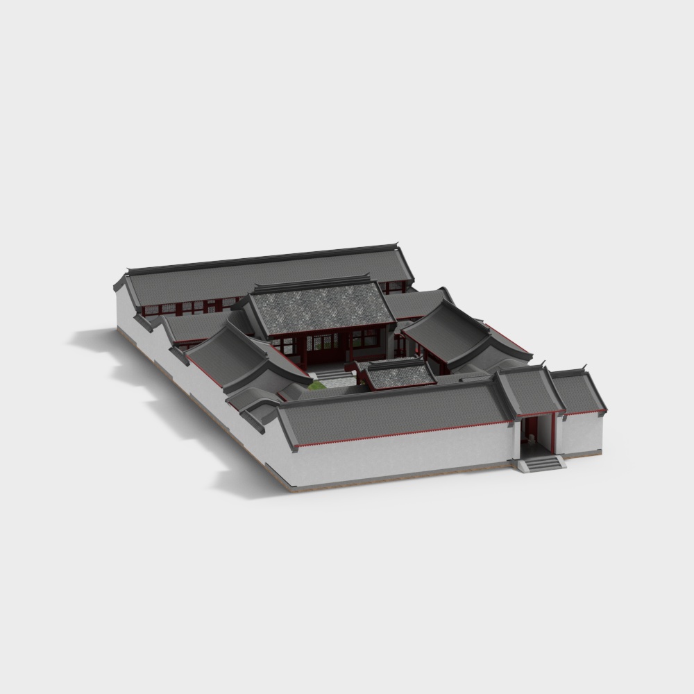 Traditional Chinese Courtyard 3D model
