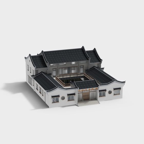 Traditional Chinese Courtyard 3D model