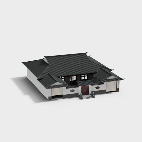 Eastern Elegance 3D Model for Creative Projects