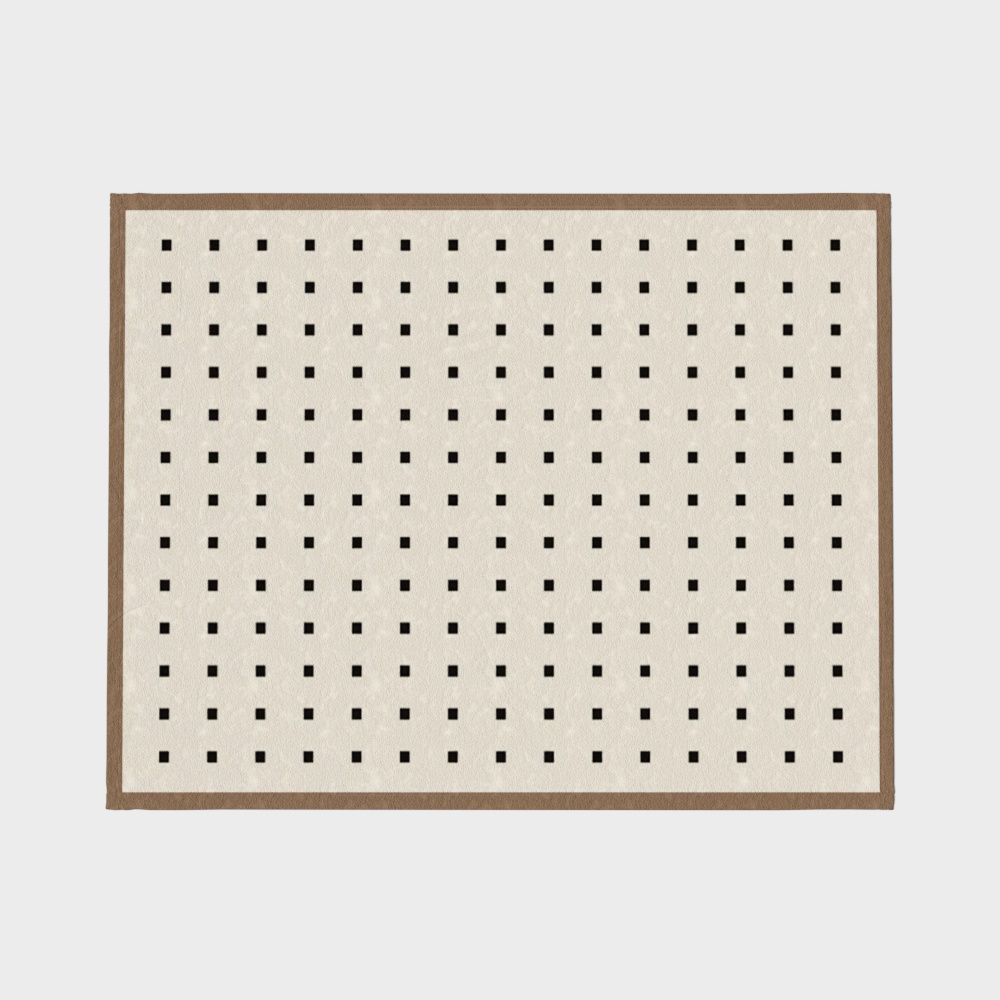 Geometric Mesh Carpet 3D Model