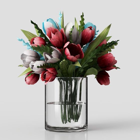 Spring Bouquet 3D model for Creative Projects