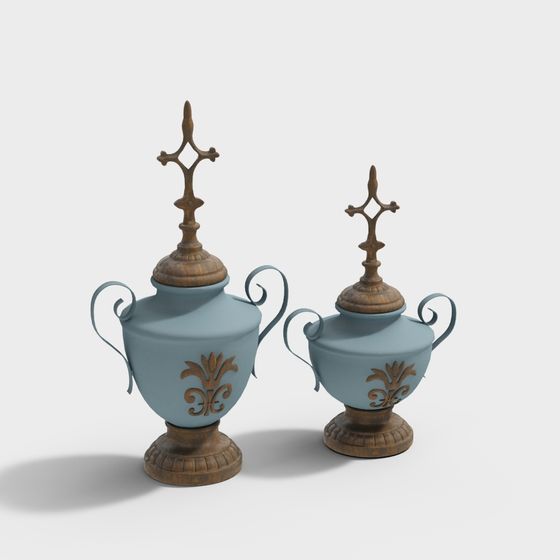 Victory Trophies 3D model