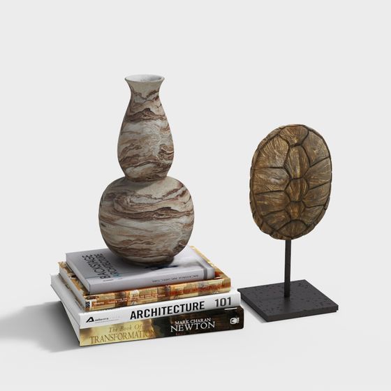 Nature’s Harmony Low-Poly Sculpture 3D model