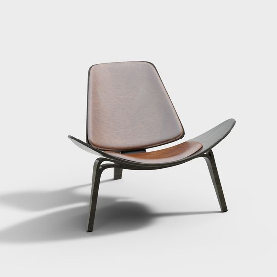 Futuristic Minimalist Chair 3D model