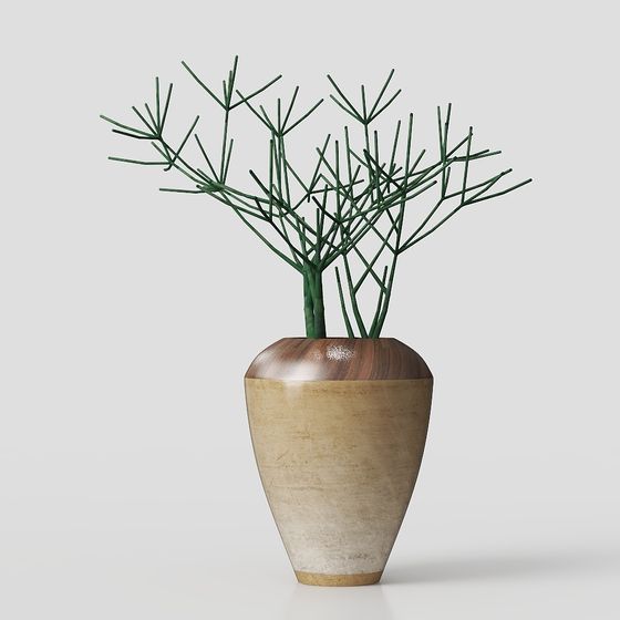 Nature's Harmony Vase 3D model