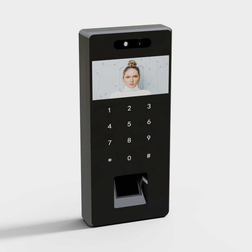 Face recognition punch-in machine
