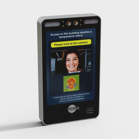 PopID Thermal Scanner 3D model