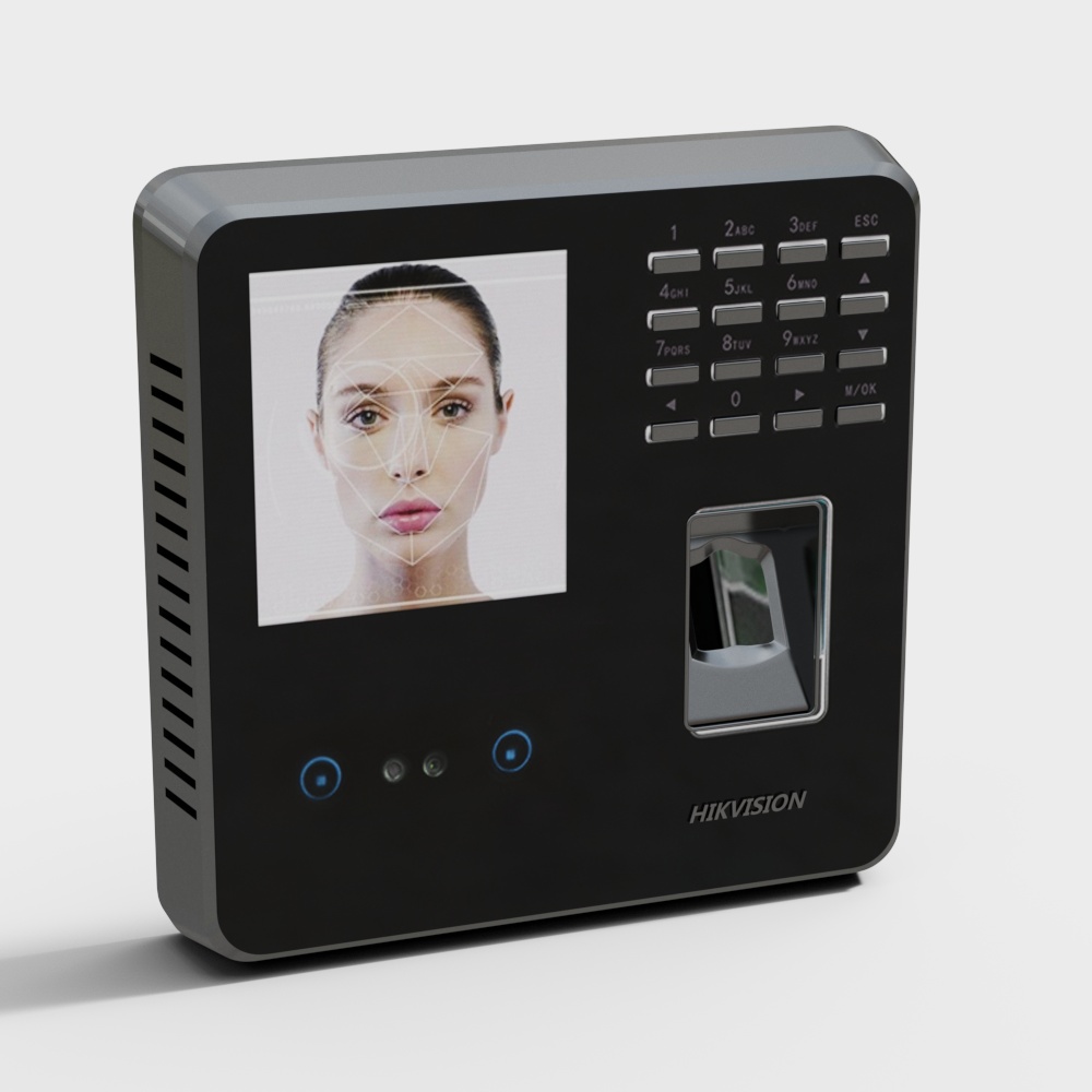 Facial Recognition Terminal 3D Model