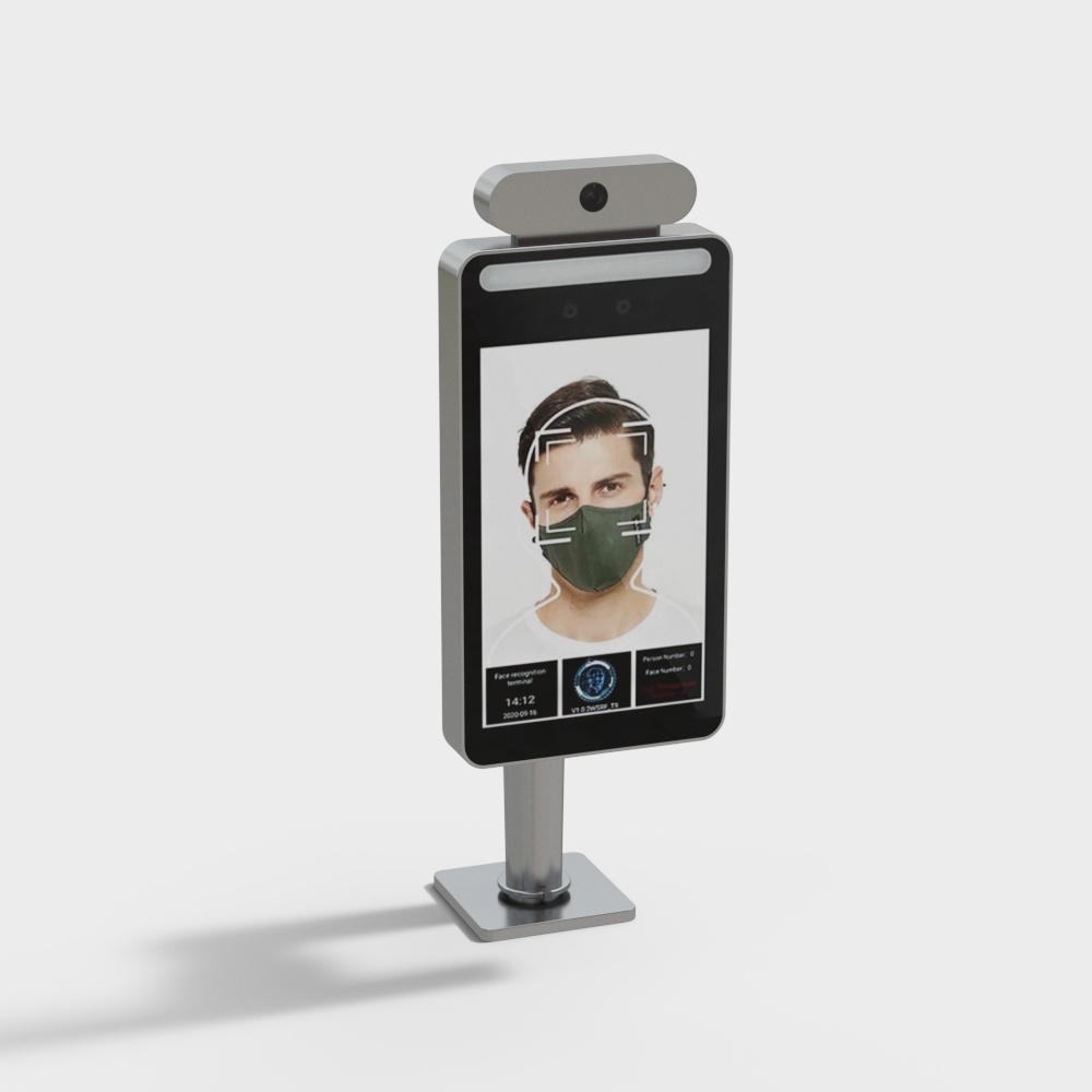 Smart Facial Recognition Station 3D model